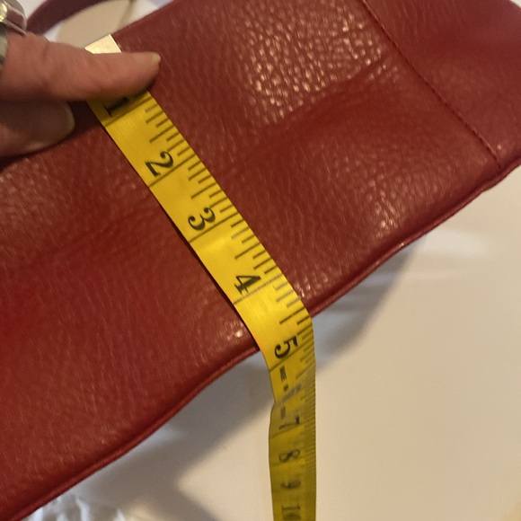 Tommy Hilfiger Y2K red faux leather bag free with bundle purchase over $100.00 - Picture 7 of 11